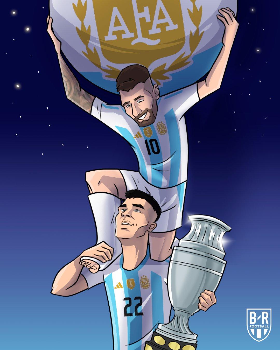 梅西助阿根廷晋级美洲杯半决赛